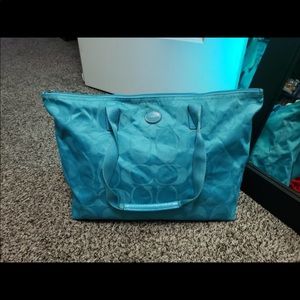 Coach Blue Tote